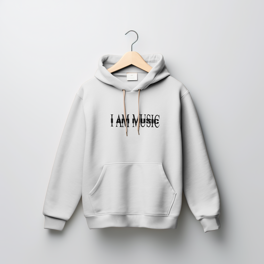 ThousandShadows “I AM MUSIC” Statement Hoodie