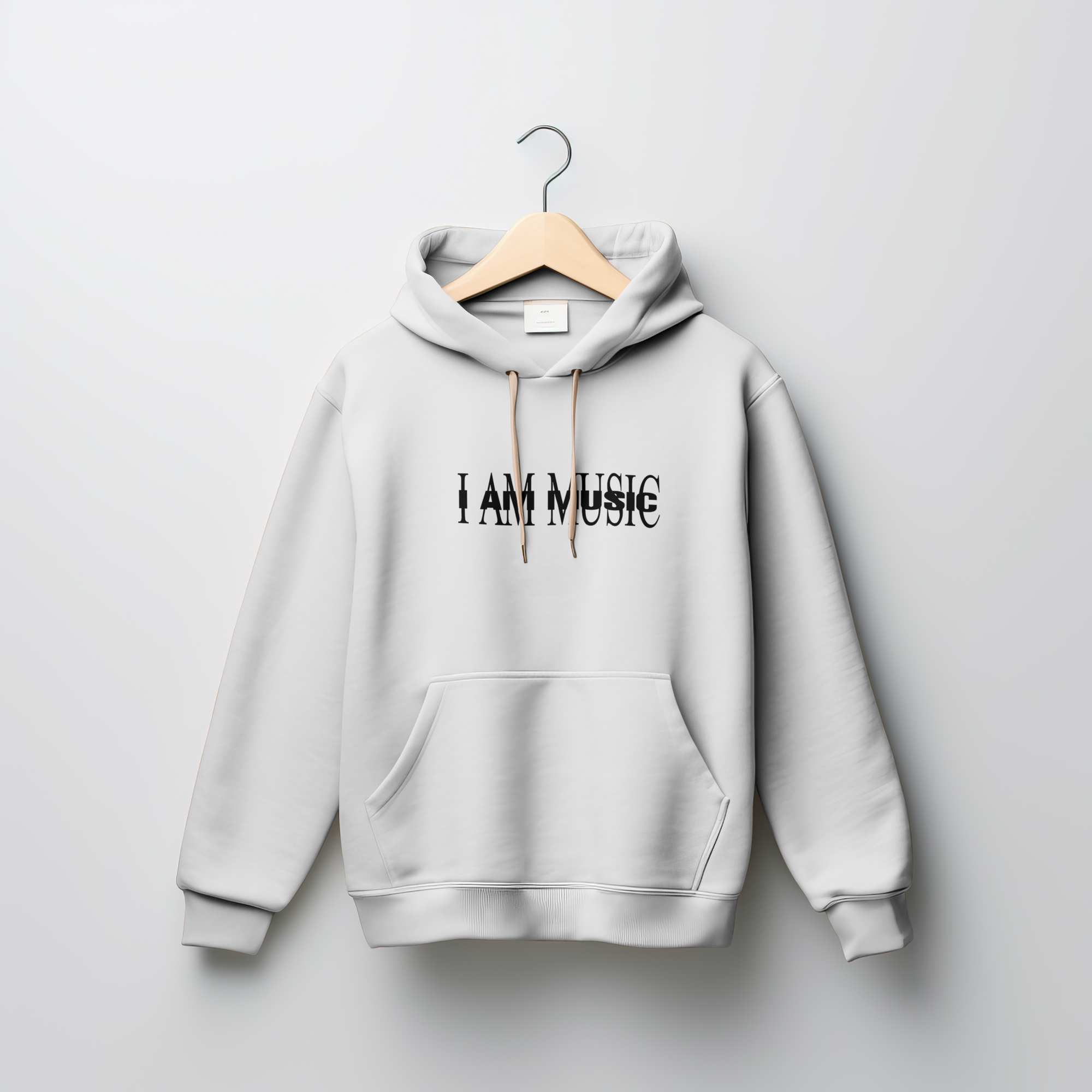 ThousandShadows “I AM MUSIC” Statement Hoodie