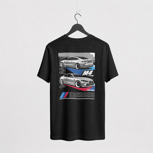 BMW M4 Graphic T-Shirt | Black